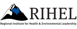 RIHEL Logo with tag line Regional Institute for Health & Environment